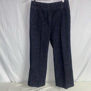 Apt. 9 Wide Leg Dress Pant, Size 6, Dark Gray/Black